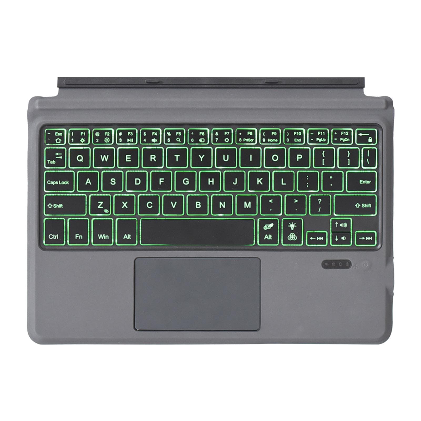 Keyboard 7Color BacklitNonBacklit Portable and Ergonomic Compatible With Microsoft Surface black