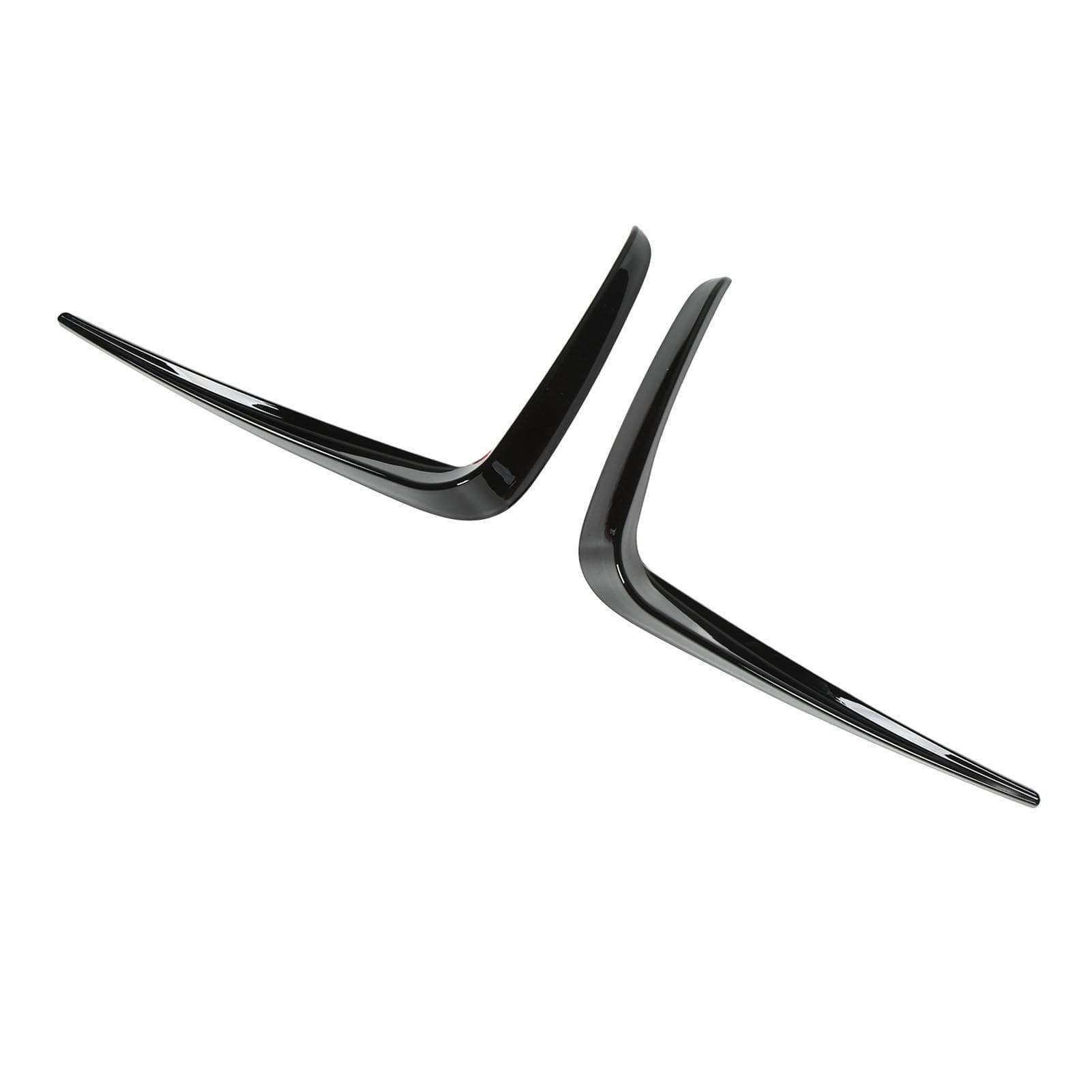 2pcs Front Bumper Vent Canard Left Right Glossy Black for 3 Series G20 G21 M Sport 2019?2022