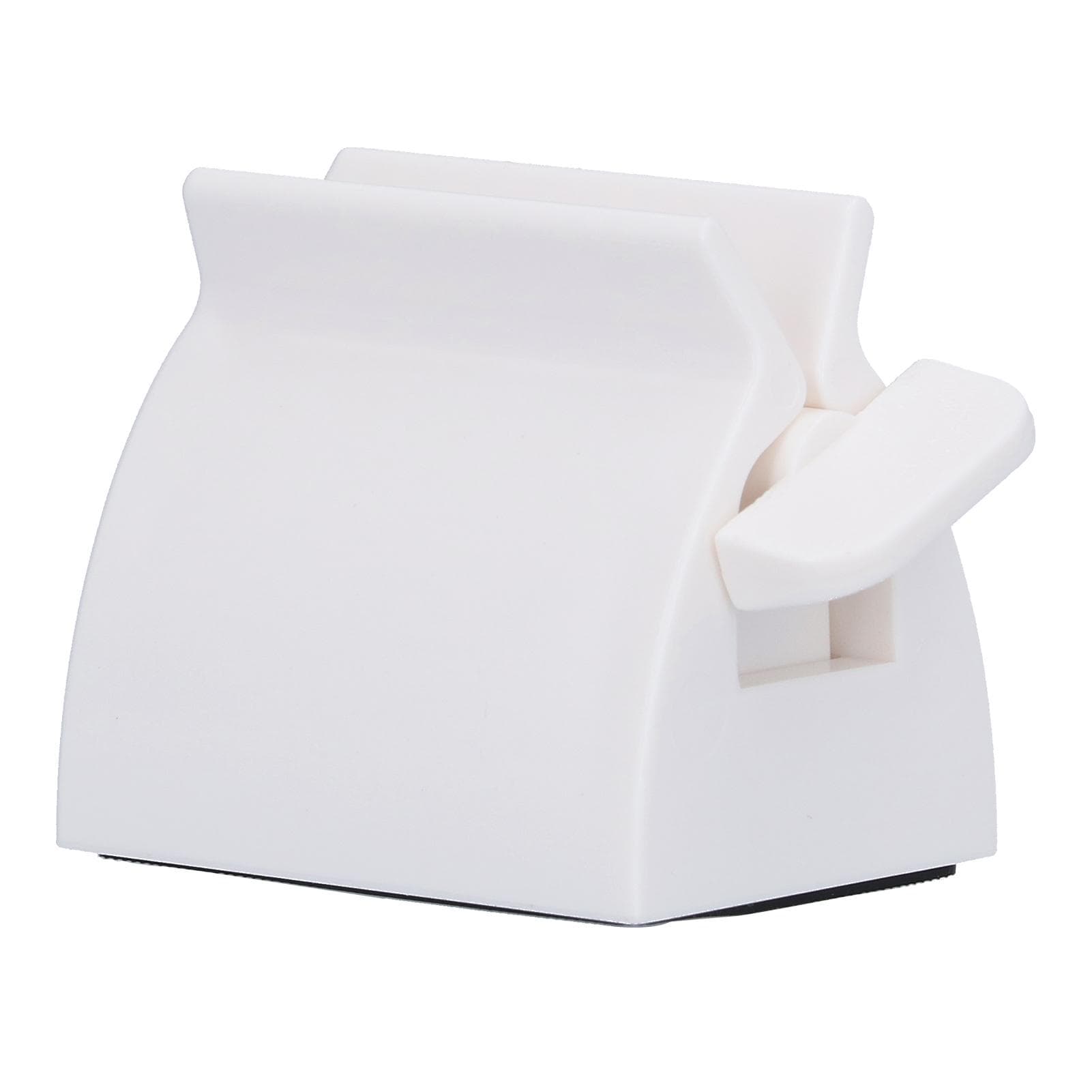 Manual Toothpaste Dispenser Holder Rolling Tube Squeezer for Facial Cleanser Hand Cream white