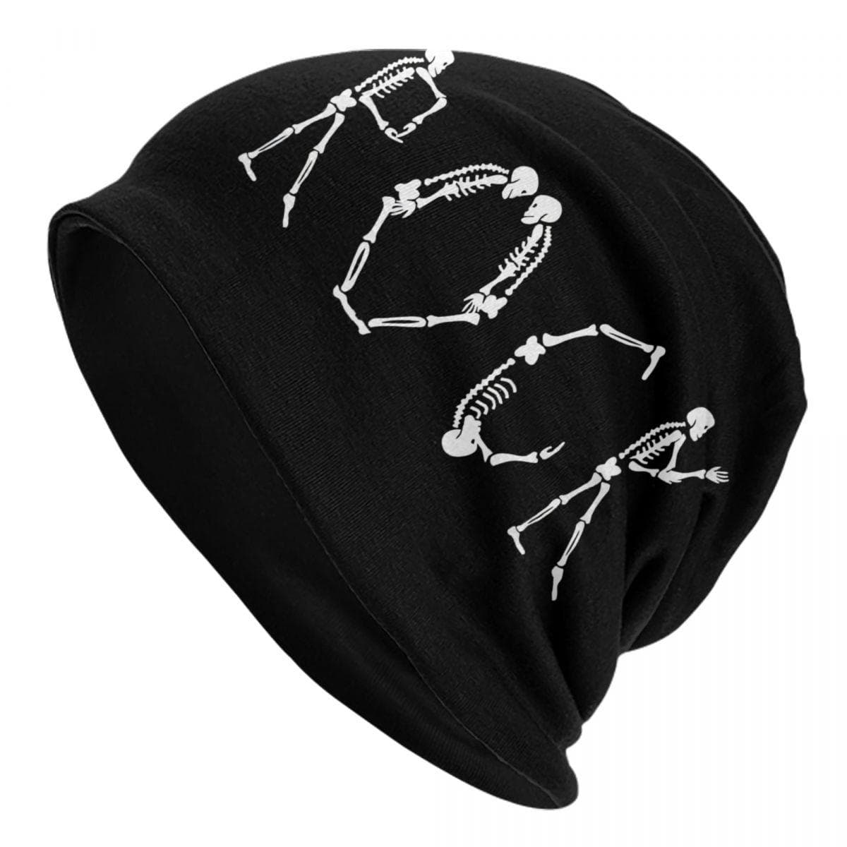 Rock Star Skull Rock N Roll Skullies Beanies Caps Unisex Winter Warm Knit Hat Hip Hop Adult Heavy Metal Punk Music Bonnet Hats Beanies Hat