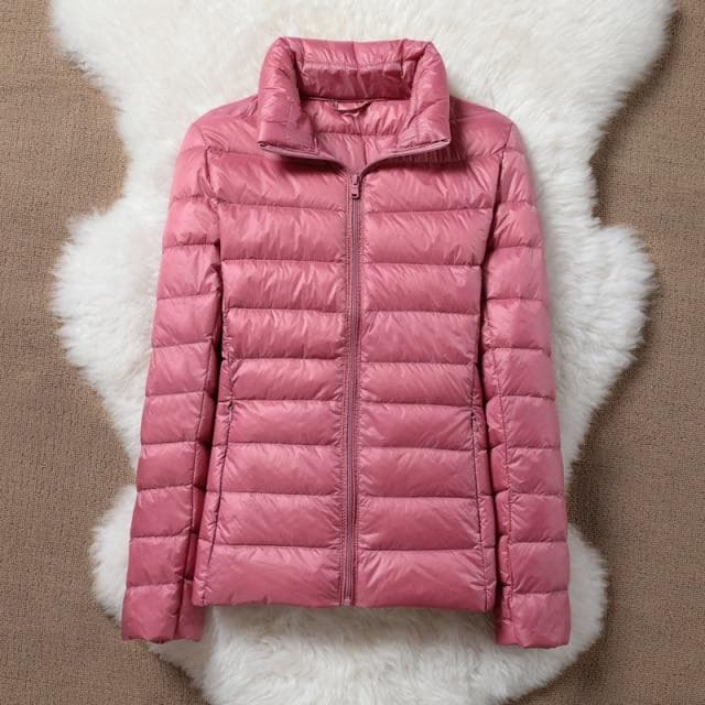 Down Jacket Women Coat Autumn Winter Jackets for Warm Quilted Parka Ladies and Light Female Ultralight Hooded L