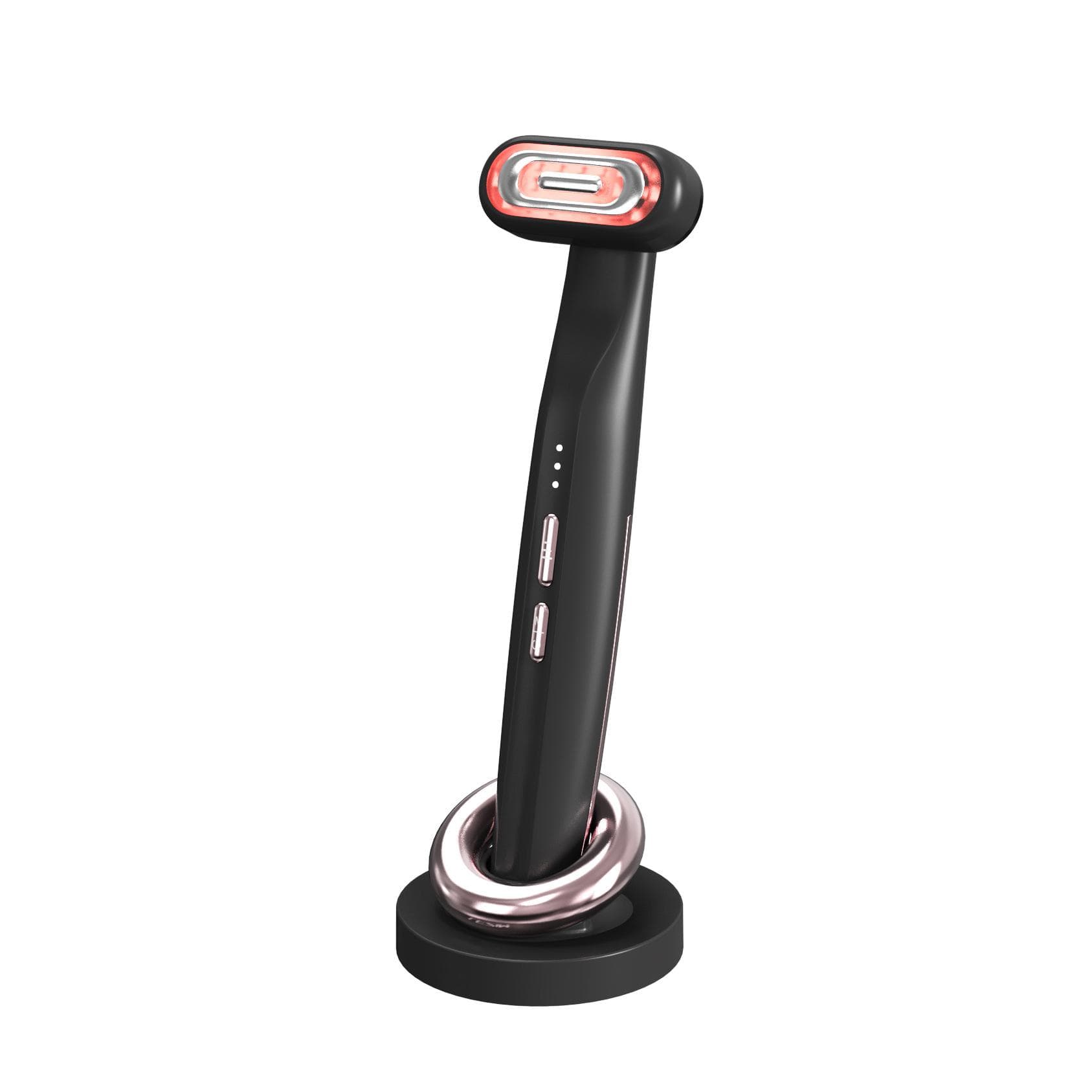 Eye Beauty Instrument Ems Micro-electric Introducer Vibrating Eye Massager Household Multi-functional Hot Compress Beauty Stick black