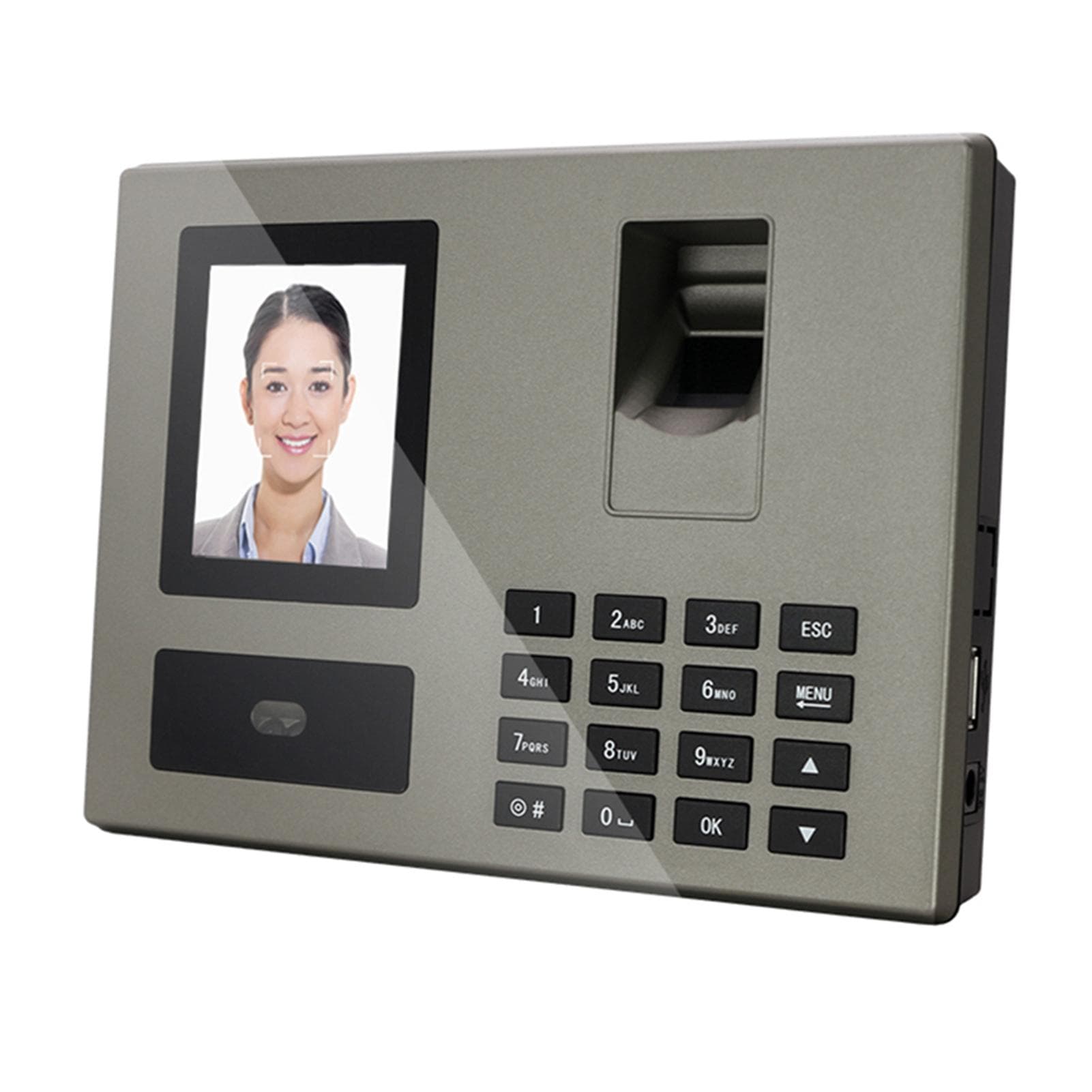 Intelligent Face Biometric Fingerprint Password Employee Attendance Machine Checking-in Recorder US