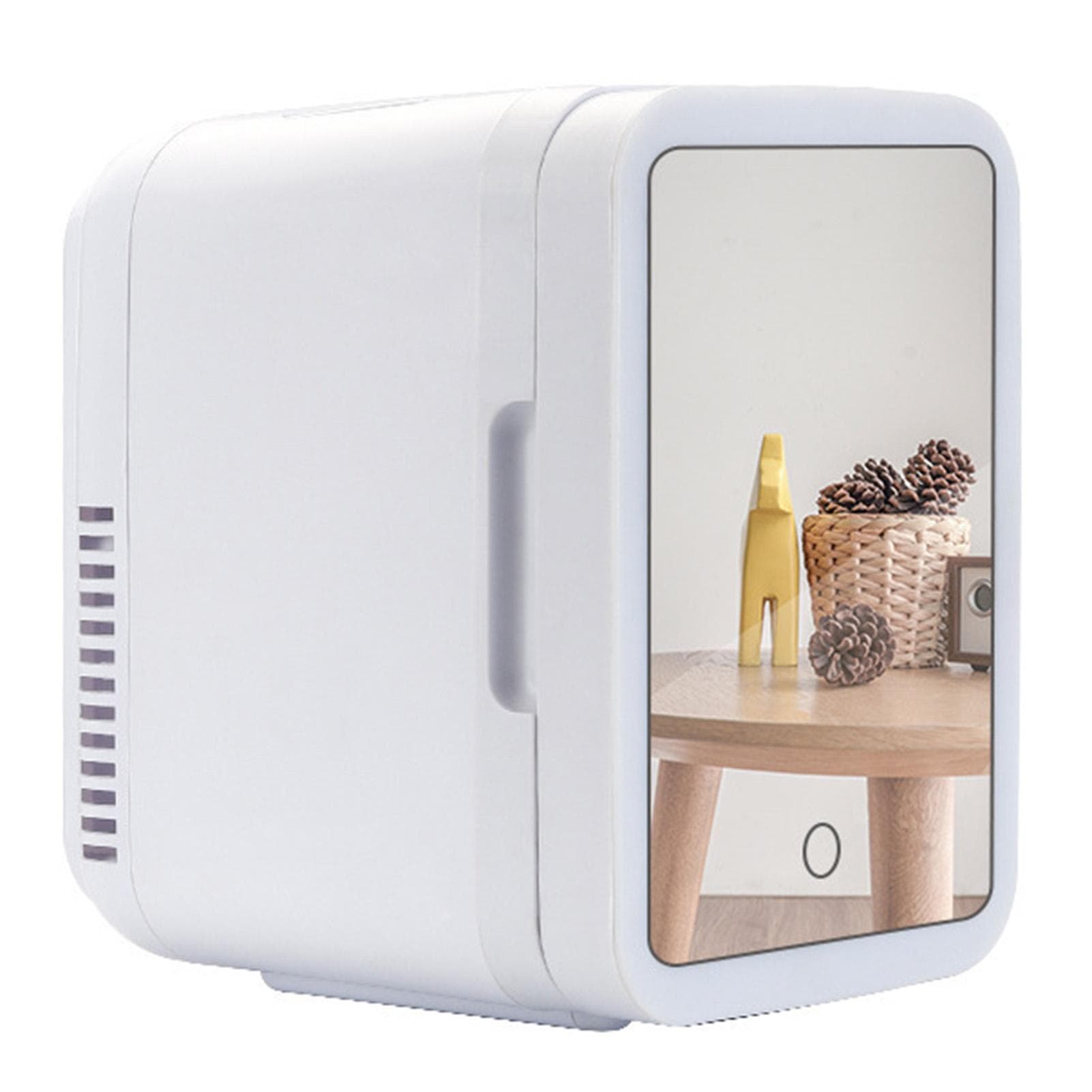 Small Fridge Portable Fridge Low Noise Operation Warm and Cool Compact Fridge for Car Travel