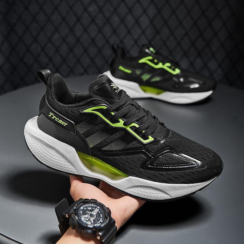 New Men's Four Seasons Fashion Casual Sports Luminous Hollow Carbon Board Running Basketball Shoes 44
