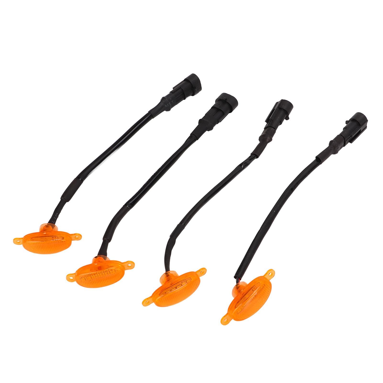 Car Front Grille Lights LED Marker Lamps 3000k Yellow IP67 Waterproof for Car Van Truck Trailer