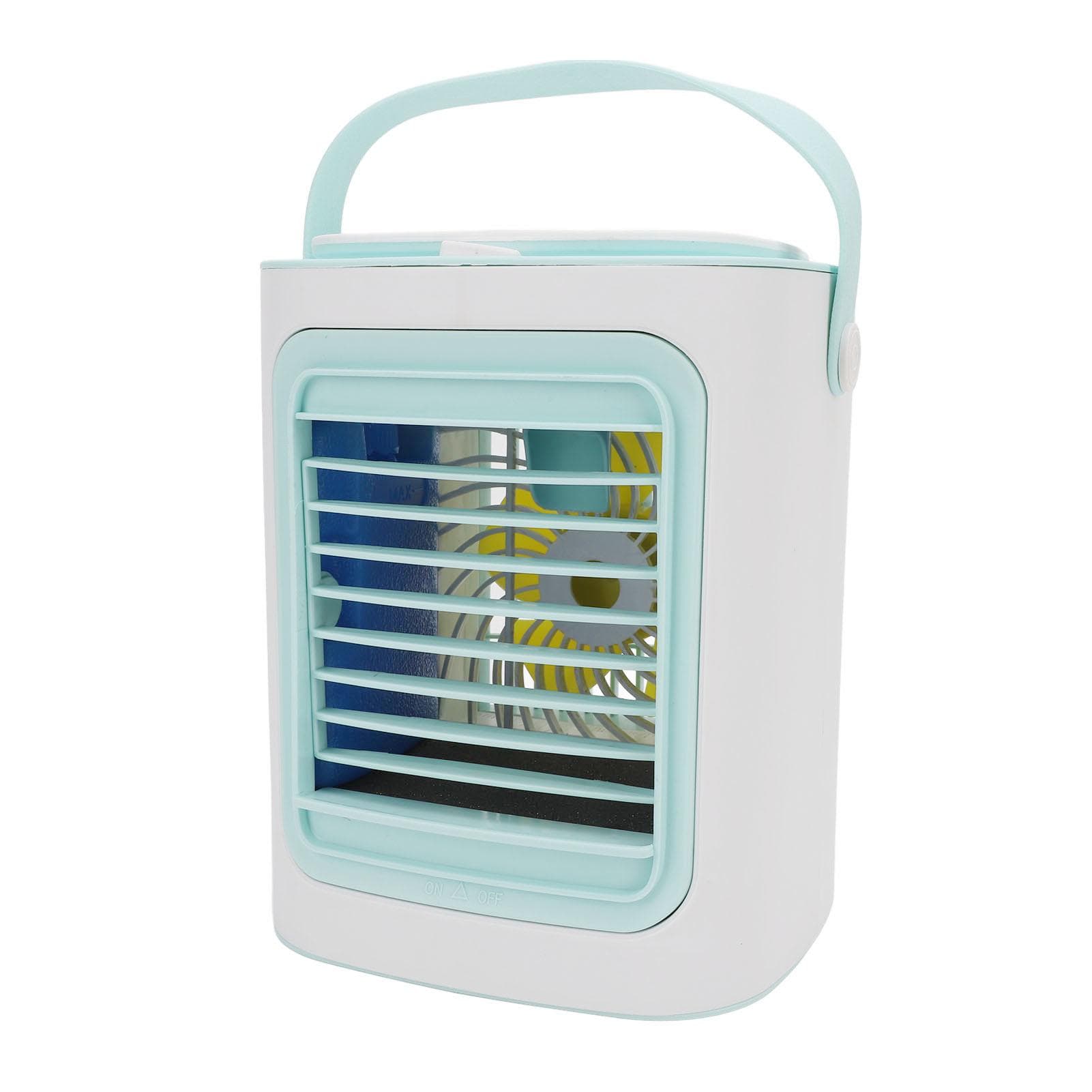 Portable Air Conditioner Personal Evaporative Air Cooler with 3 Wind Speed 2 Fog Modes 7 Color