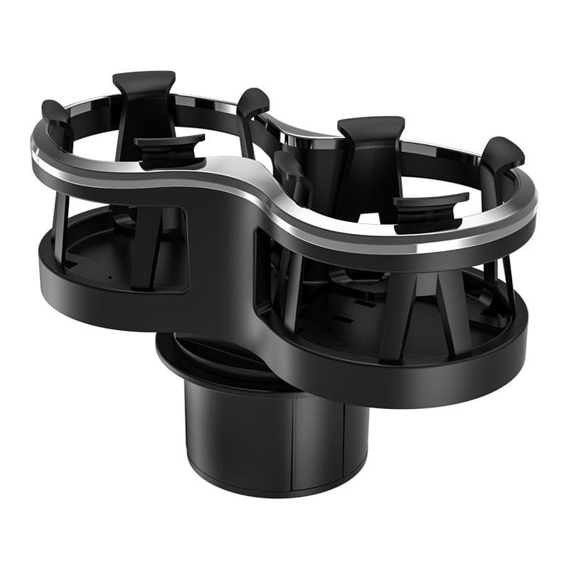 Two-hole Water Cup Holder 2020 Car Multi-function Car with Coke Bottle Holder, Beverage Holder Instrument Panel Cup Holders one size black