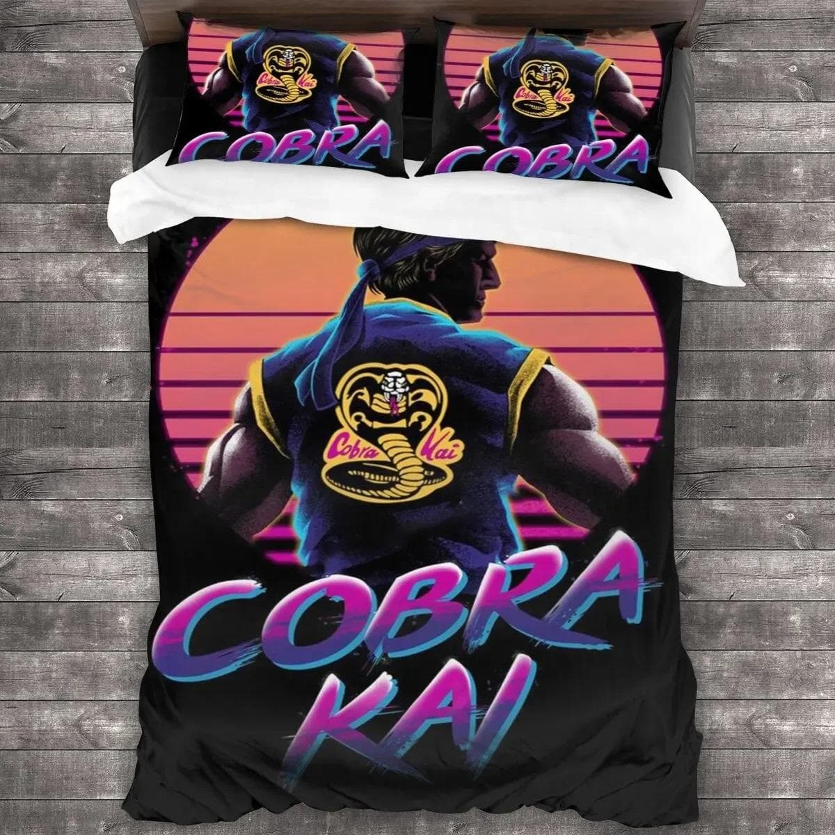 TV Series Cobra Kai Bedding Set Duvet Cover Bedroom Comforter Covers Single Twin King Size Quilt Cover Home Textile 70x133cm 2pcs