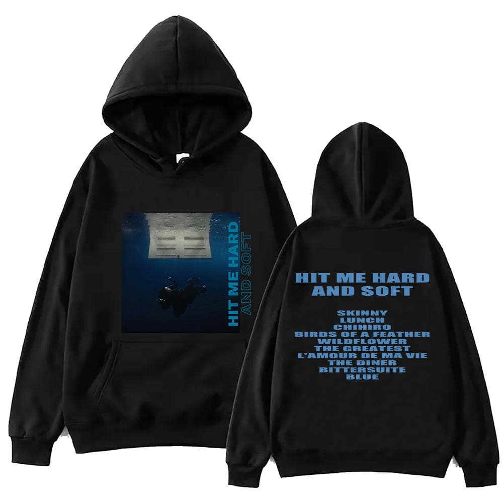 Hit Me Hard And Soft Billie Hoodie Harajuku Pullover Tops Sweatshirt Fans Gift S