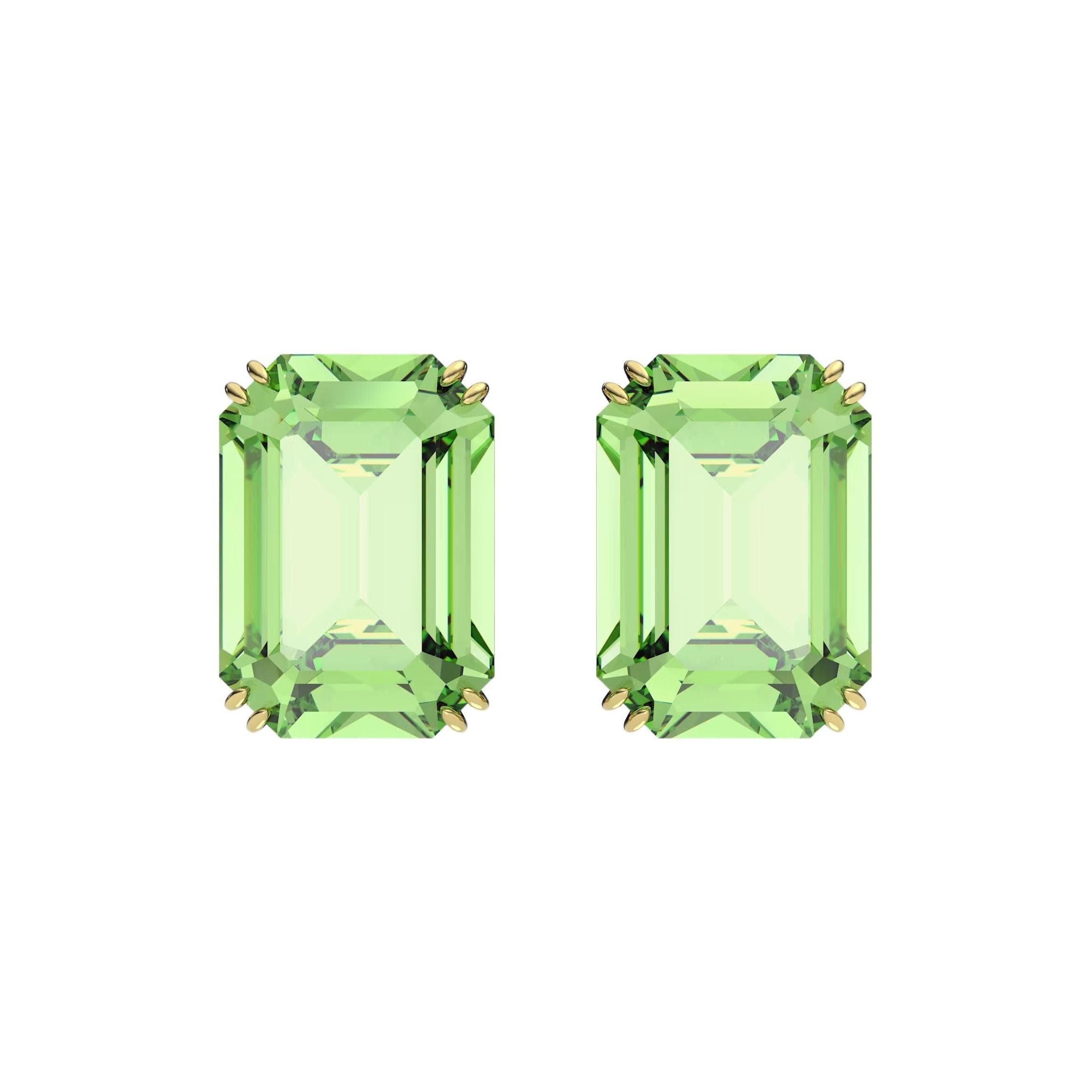 Swarovski Millenia Octagonal Cut Crystal Earrings Women earrings 5638489 Box (Random Color)