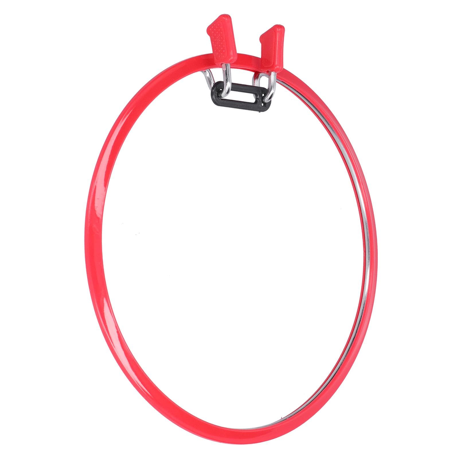 Embroidery Hoop Red Plastic Cross Stitch Ring Embroidery Wreath Spring Style Embroidery Frame
