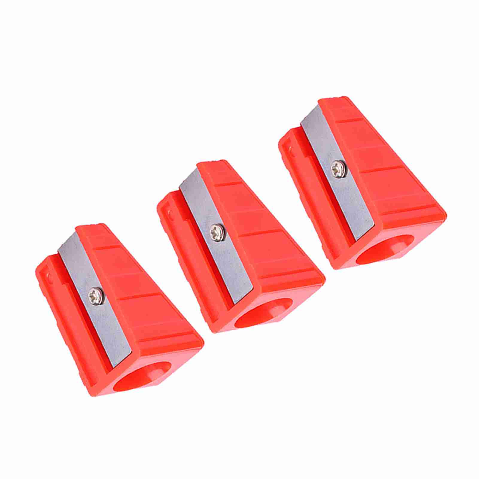 3pcs Portable Mini Billiard Cue Tip Trimmer Shaper Tapper Repair Tool Accessory (Red)