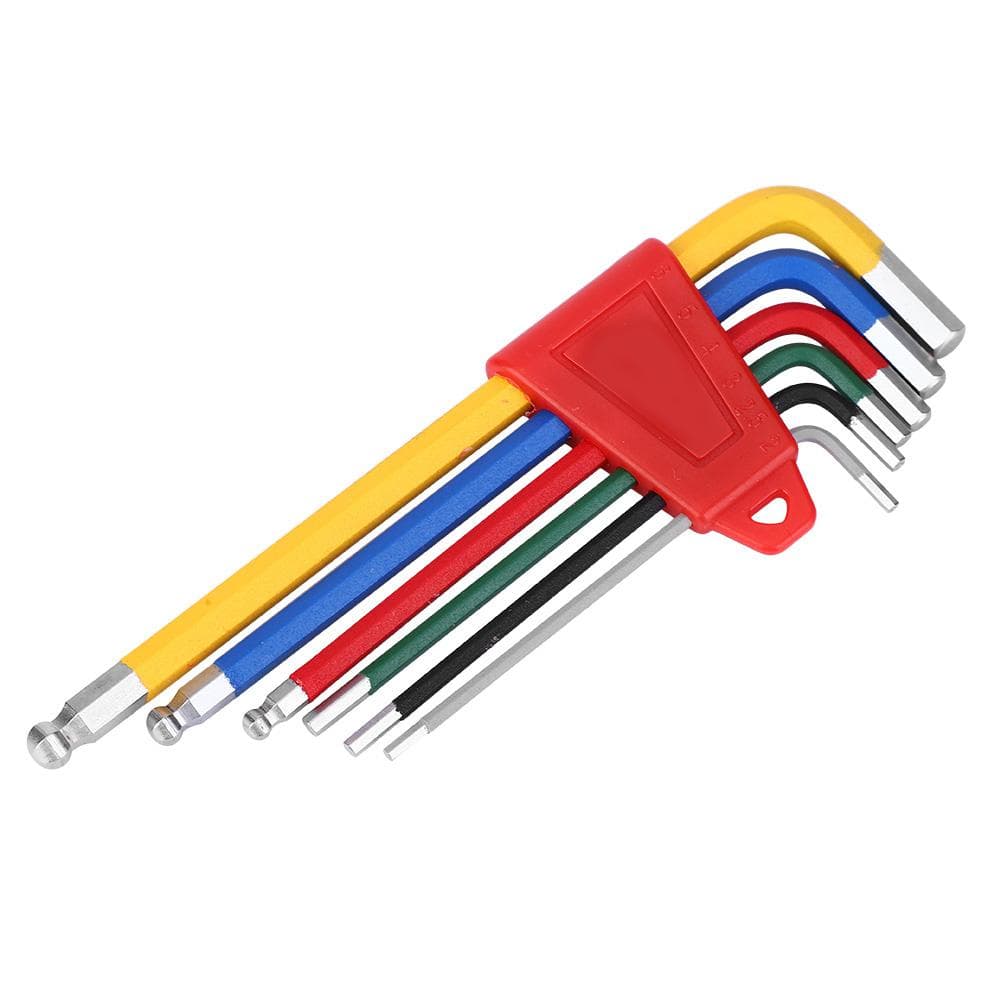 6PCS Aluminium Alloy Colorful Corrosion Resistance Bike Internal Hex Wrench Sets Bicycle Repair