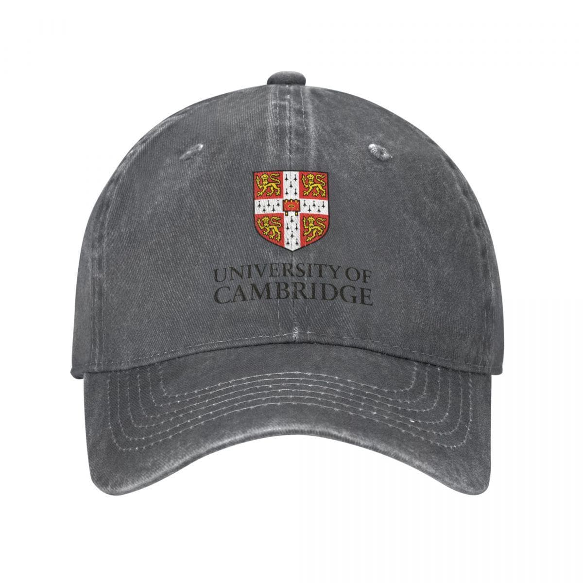 Vintage Cambridge-University Baseball Cap Unisex Distressed Cotton Snapback Cap Outdoor Running Golf Hats Cap One Size