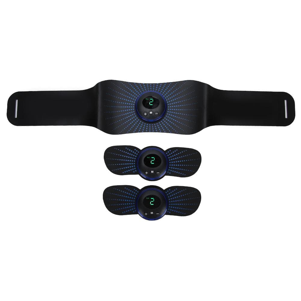 EMS Abdominal Muscle Belt Arm Leg Muscle Training Stimulator (Blue Charging Belt Type)