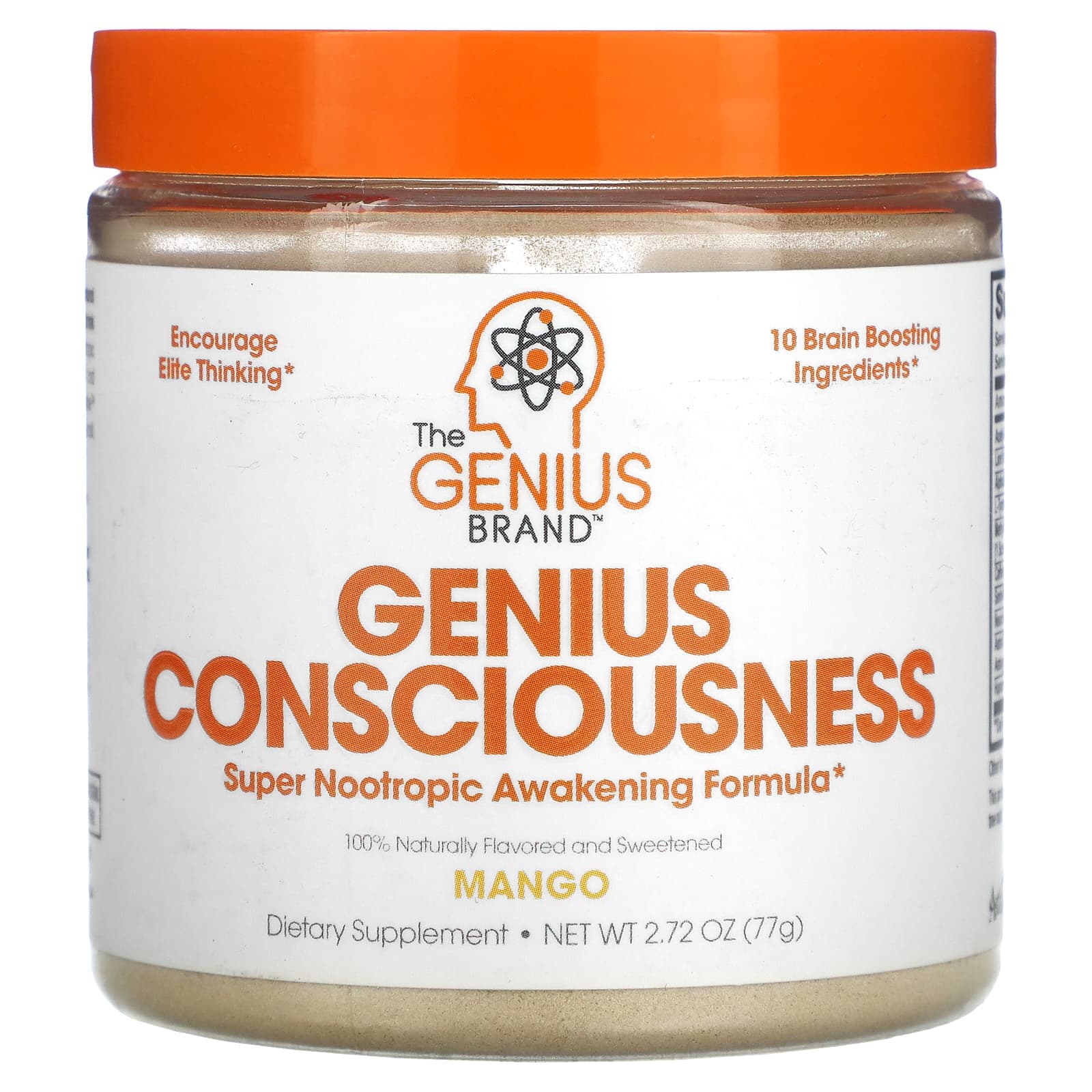 The Genius Brand, Genius Consciousness, Mango, 77g (2.72oz)