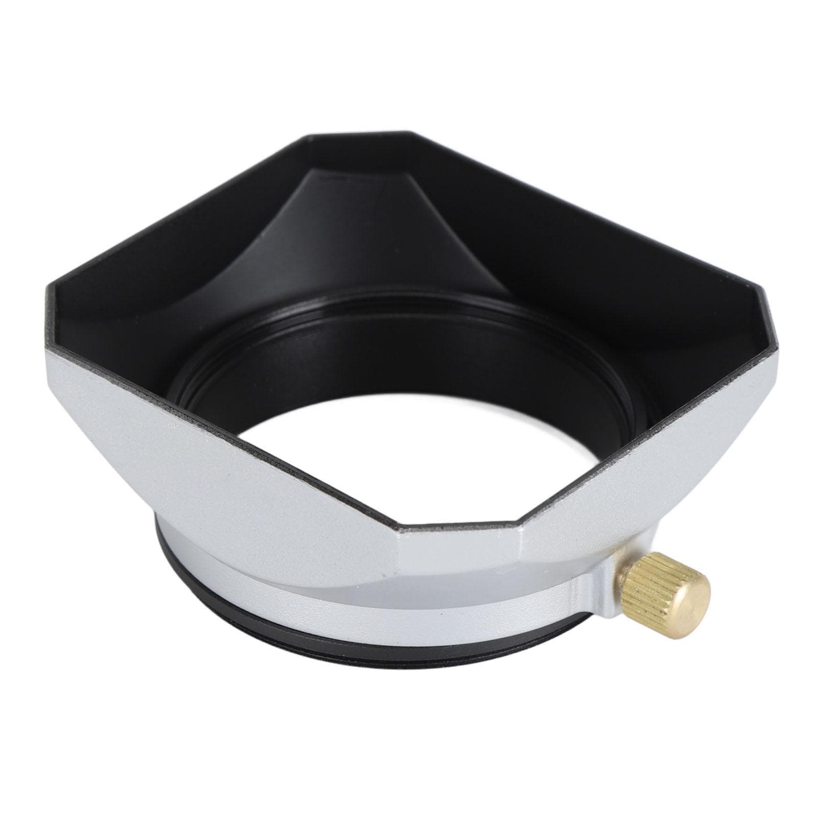 52mm Metal Lens Hood Matte Interior Camera Lens Hood Sunshade for 52mm Camera Reduces Lens Flare