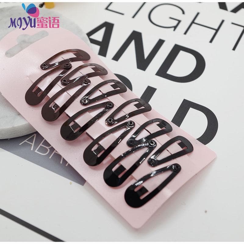 10pcs New Korean Hairpins for Children Girl Milk Tea Color Princess Barrettes Bang Side Clip Little Girl Hair Accessories