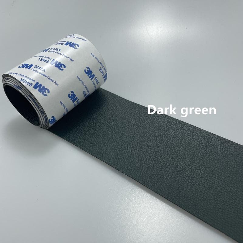 7.6x152cm Self-Adhesive Leather Repair Tape Sofas Repairing Patch Couches Bags Stick-on Furniture Driver Seats Repair Stickers Home 20x28cm dark green