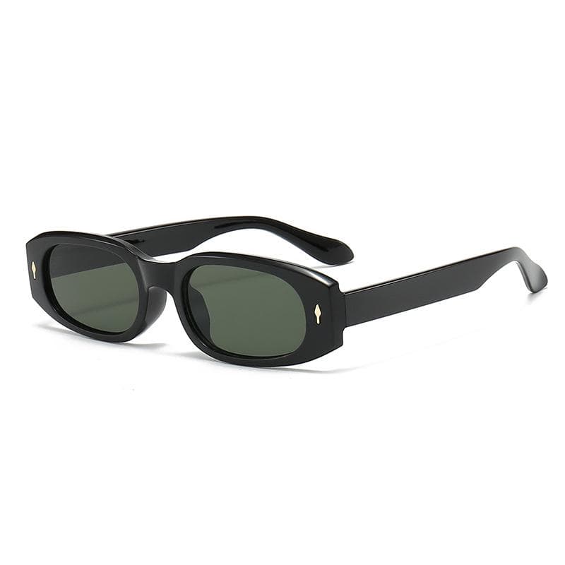 Vintage Oval Sunglasses for Women Men Retro Round Eye Glasses Brand Rectangle Sun Glasses Unisex Fashion Goggles MULTI