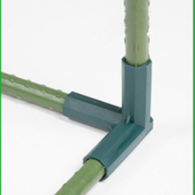 2pcs 11mm/16mm 3-way 4-way 5-way Gardening Plant Stakes Plastic Edging Corner Connection Accessories Greenhouse Plant Frame Connectors 11mm Right 3ways