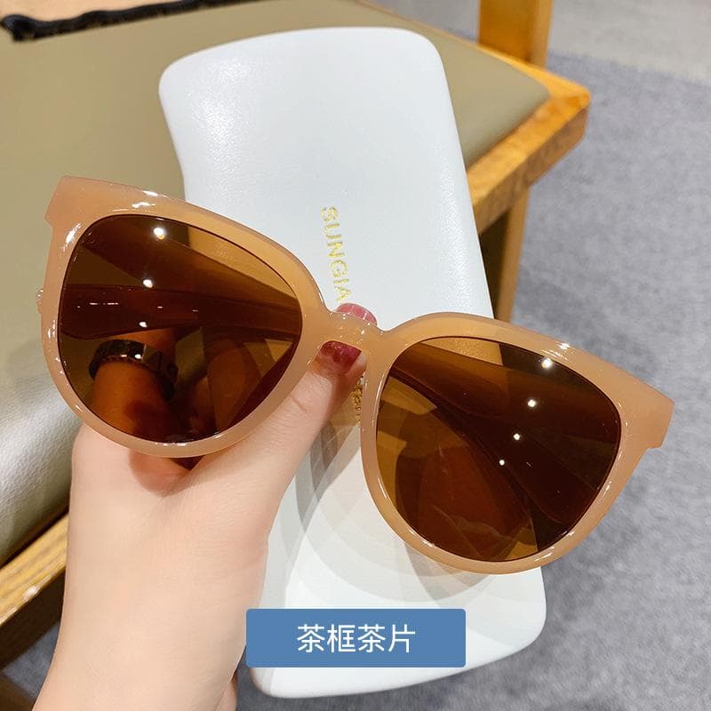 Cat Eye Sunglasses Women Vintage Luxury Designer Black UV400 Sun Glasses For Female Fashion Shades Eyewear MULTI