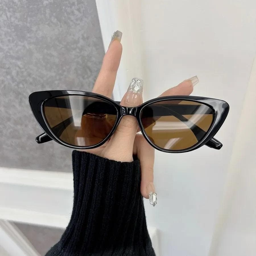 Designer Brand Cat Eye Sunglasses Women Men Colorful Small Frame Sun Glasses Female Mirror Colors Cool Fashion Other