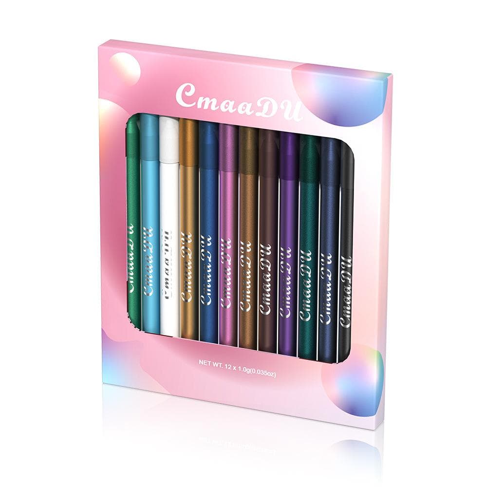 CmaaDu 12Pcs/pack Lower Lash Line Shadow Liner Eyeliner