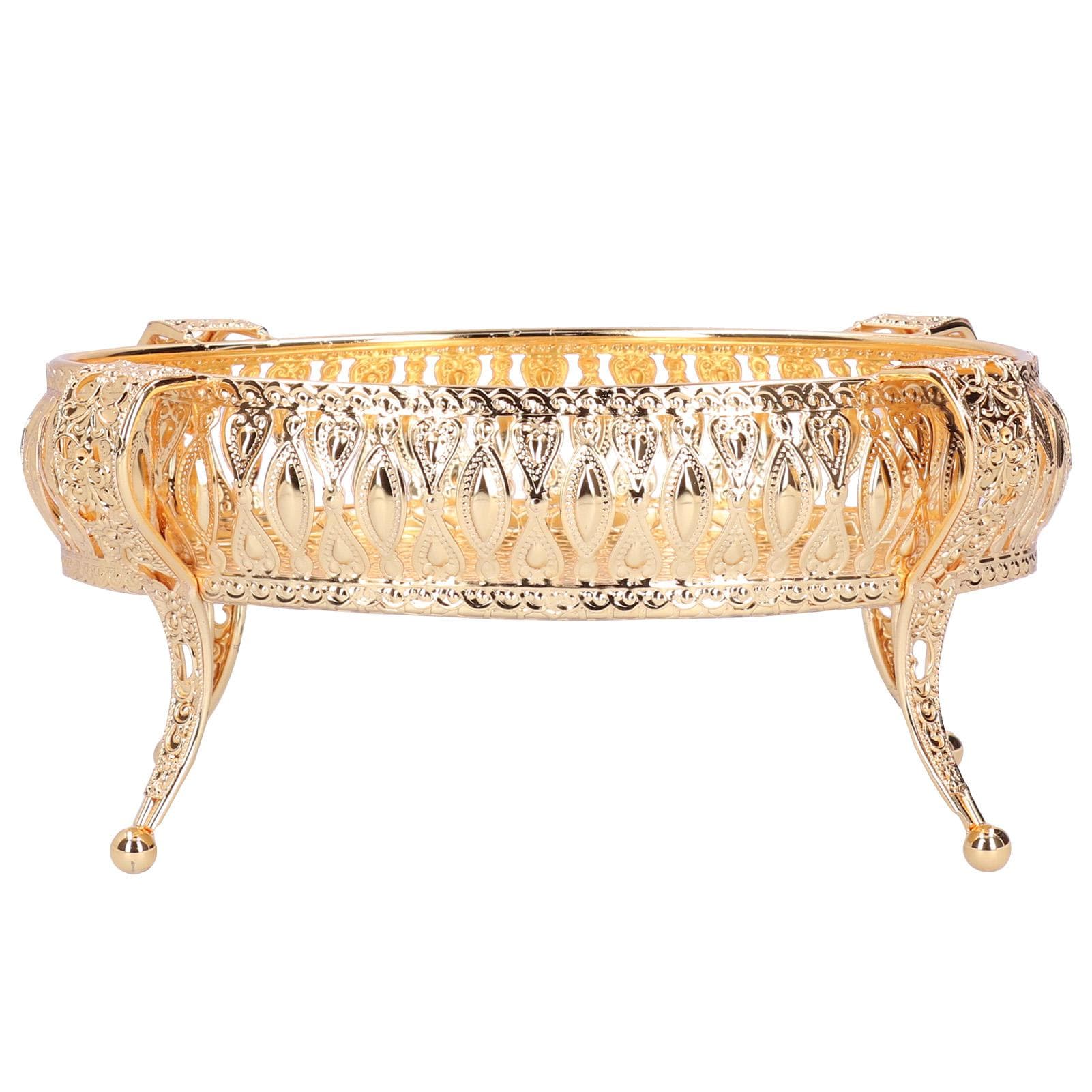 Zinc Alloy Fruit Tray Party Decorative Food Dessert Storage Plate Snack Storage Dish
