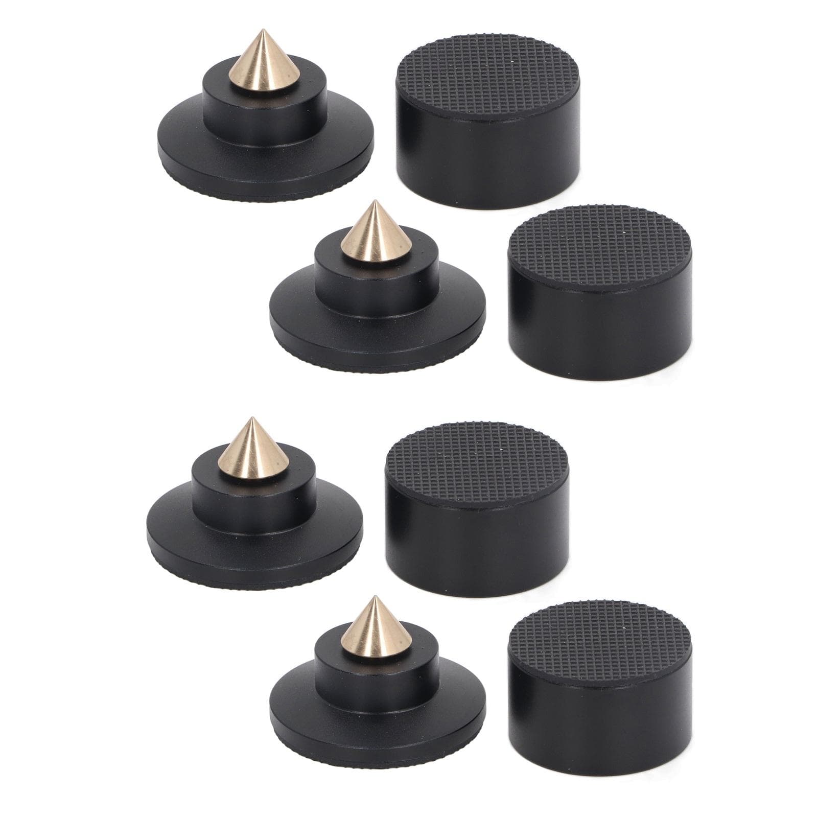 4 Sets Speaker Isolation Stand Feet Pad Shockproof Antislip Speaker Resonance Reducer for Turntable