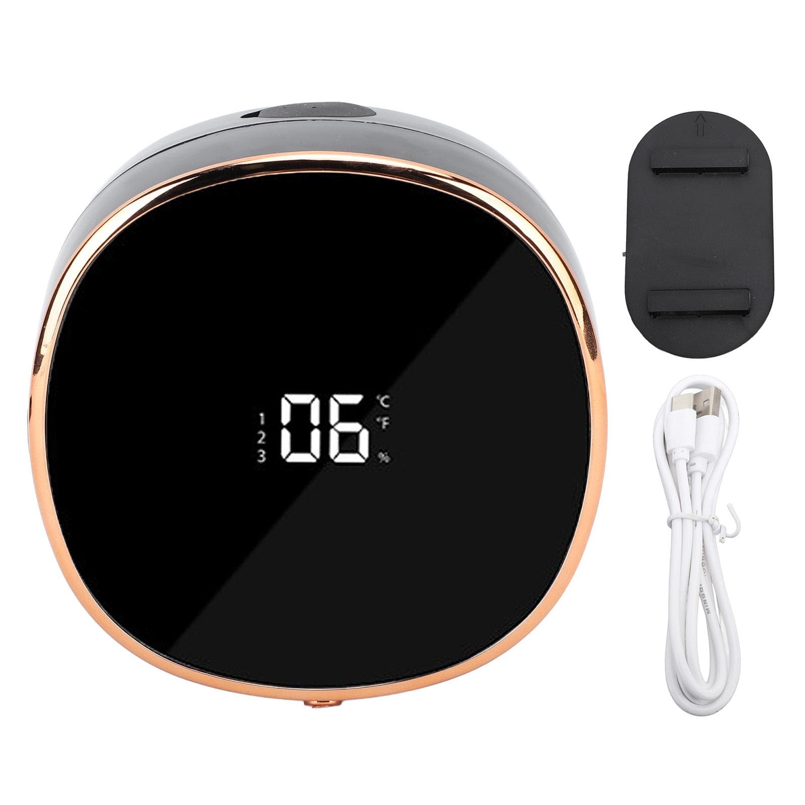 Automatic Soap Dispenser Foaming Hand Free Wall Mount Foam Rechargeable Touchless Smart Electric black