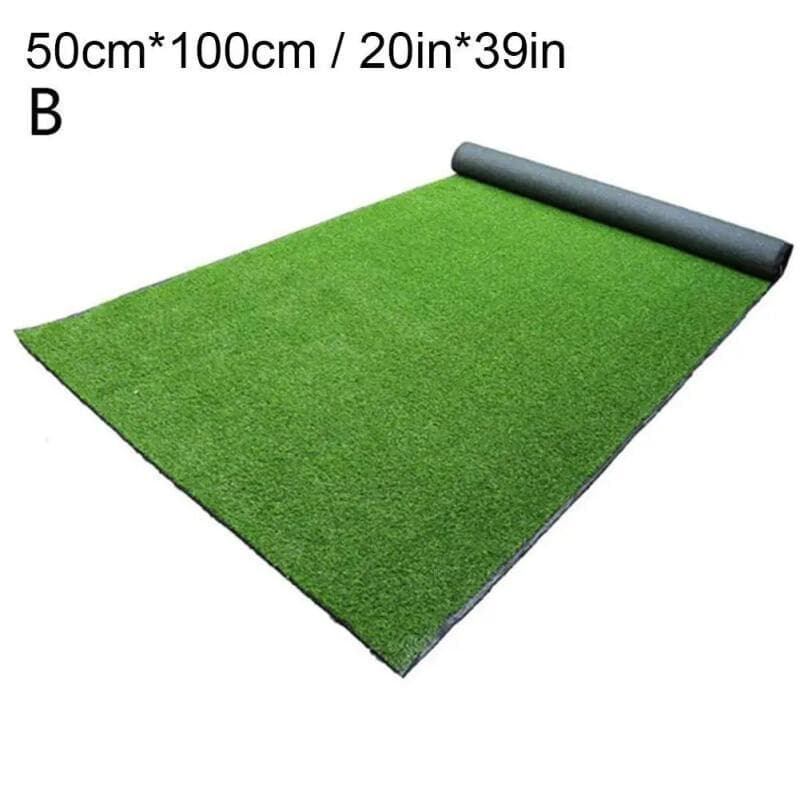 Artificial Grass Carpet, Easy Install Plastic Synthetic Turf Mat, Perfect for Balcony Decor, Greenery Replacement, 10mm Fiber Height, 30 Density 50cm*100cm/20in*39in