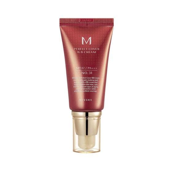 MISSHA M Perfect Cover BB Cream SPF42 PA+++ 50ml No.31 Golden Beige (3 Options) #1EA