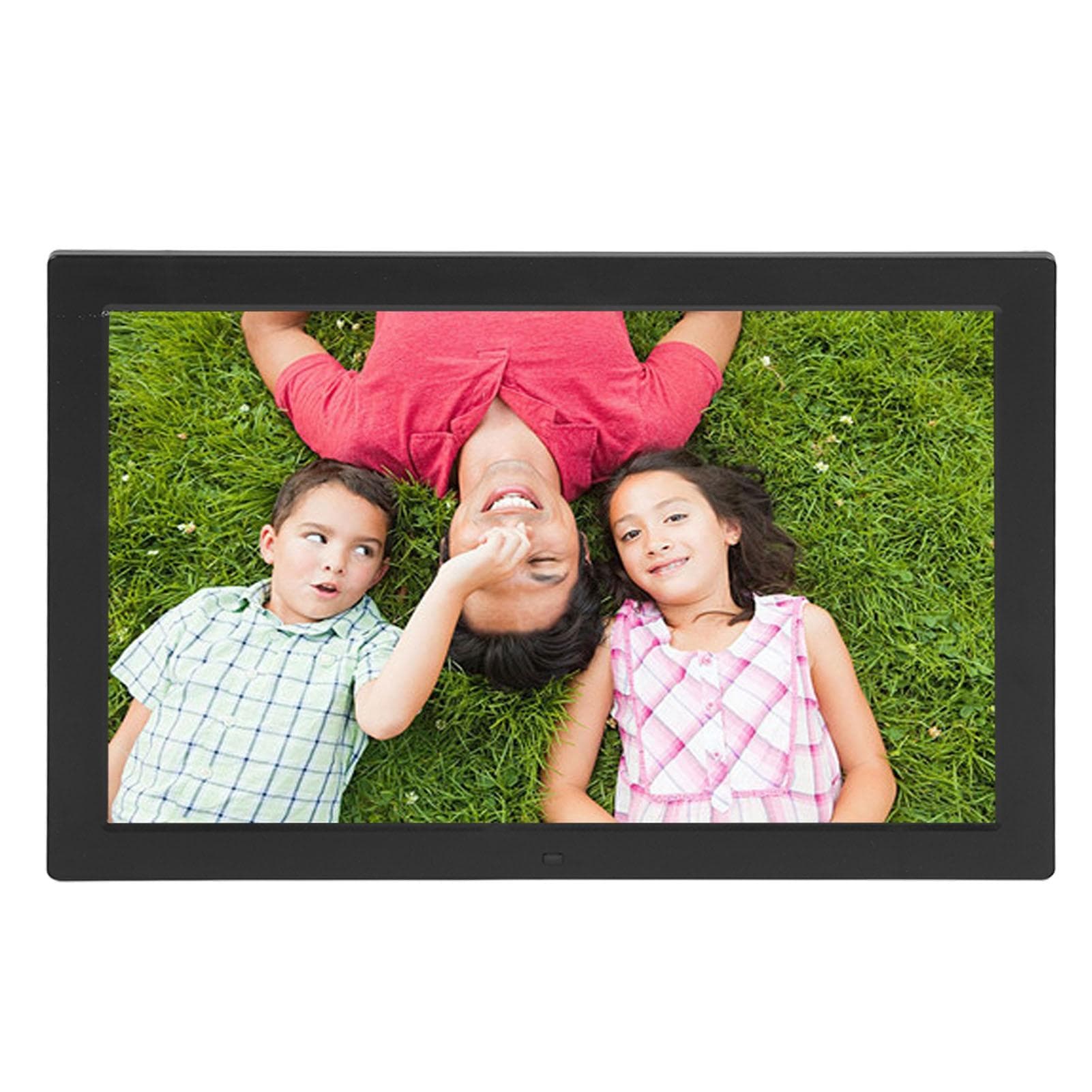 17 Inch LCD Digital Picture Frame 1080P HD Wall Mounted Multifunctional Smart Digital Photo Frame EU Plug