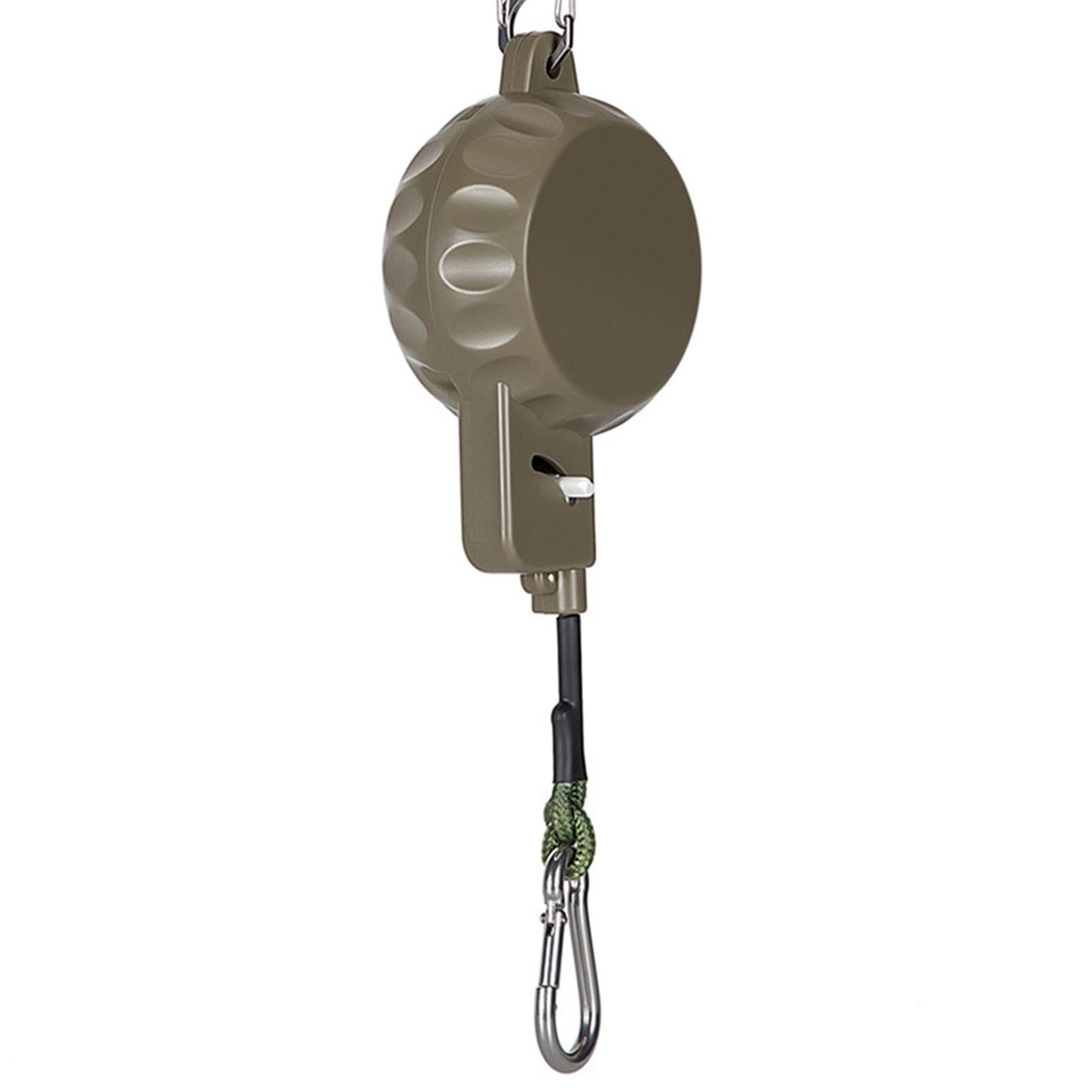 8M Telescopic Clothesline Outdoor Windproof Clothesline Adjustable Box-Type Rope tan