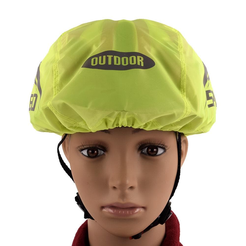 Bike Helmet Cover with Reflective Strip Safe High Visibility Waterproof Cycling Helmet Rain Cover