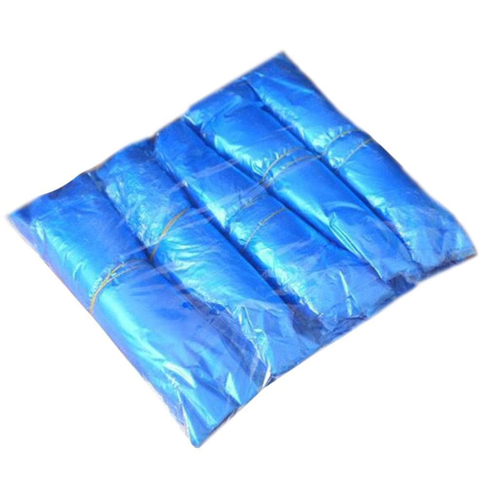 100PCS/Pack Plastic Arm Sleeves Disposable Arm Protective Guard Sleeve Covers Blue