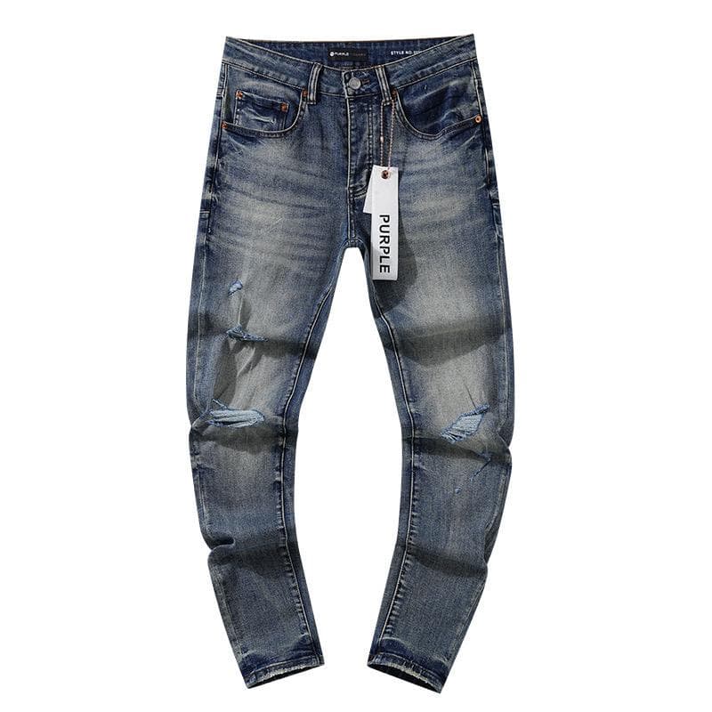 RogueWave Blue Ripped Jeans High Street Casual Pants 32