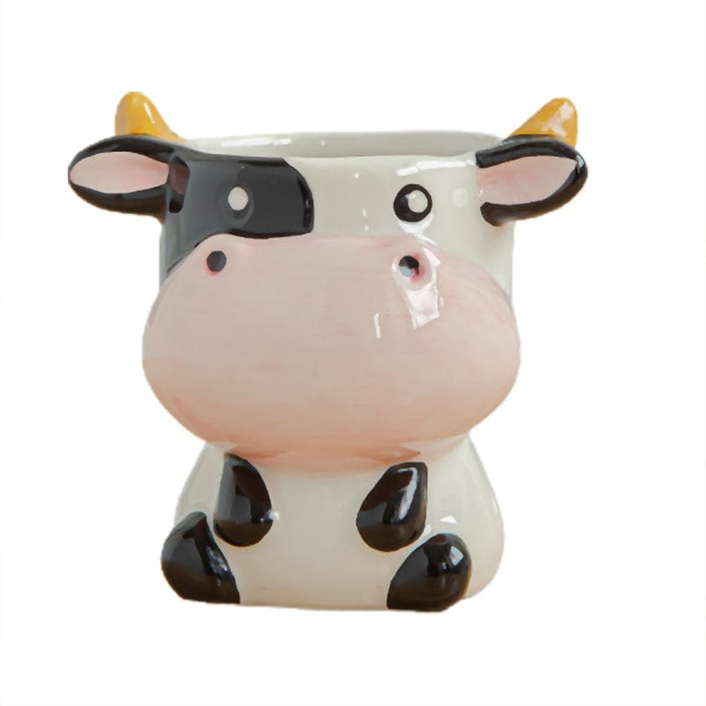 Cute Ceramics Animal Shaped Plant Pots Cartoon Succulent Flower Pots Garden Ornaments