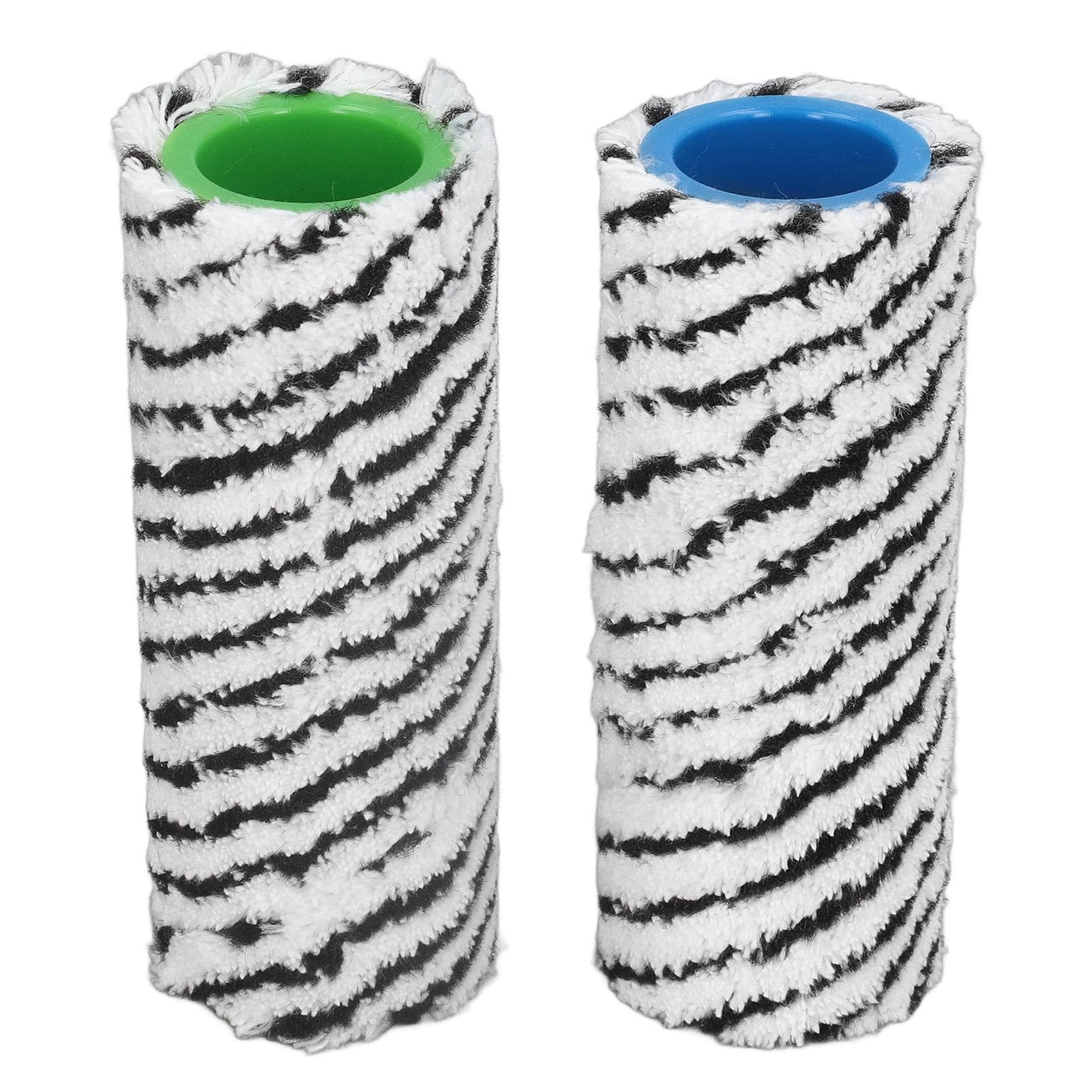 Hard Floor Cleaner Brush Roller Replacement Microfiber Washable Wet Dry Use for Karcher FC3 FC3D black