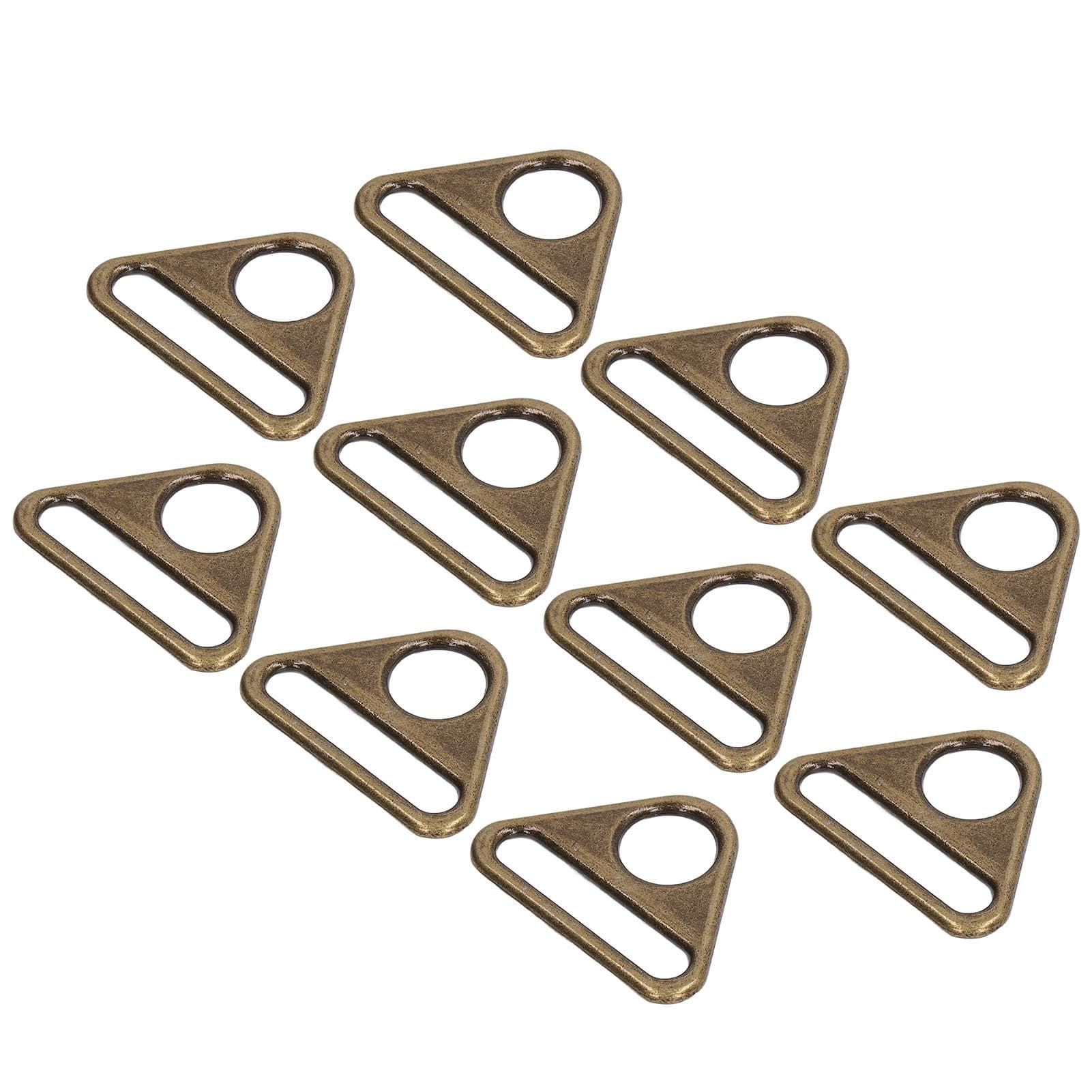 10Pcs Adjustable Buckle 38mm Adjustable Zinc Alloy Multi Purpose Lightweight Portable Luggage antique bronze