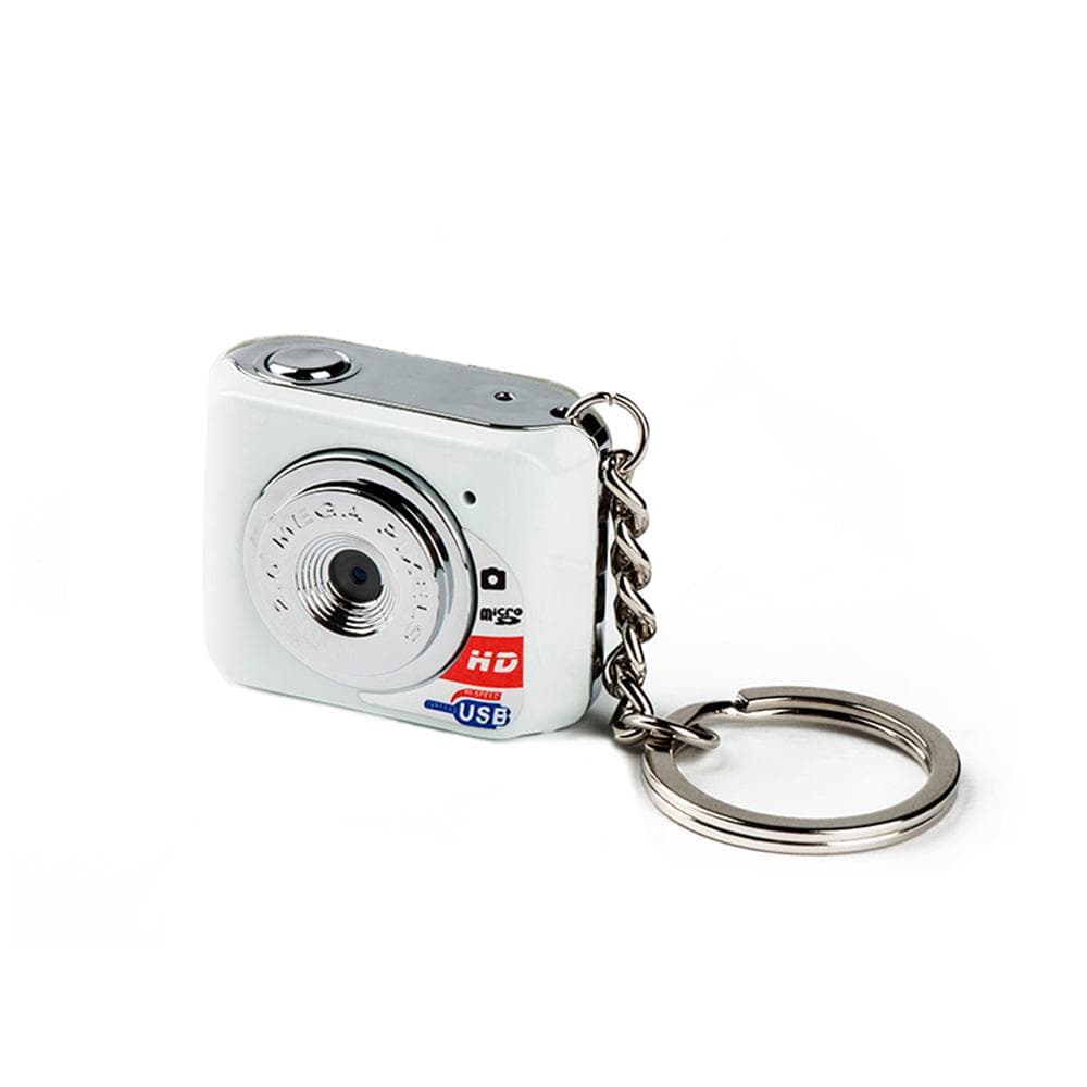 X3 Portable Ultra Mini HD High Denifition Digital Camera Mini DV Support 32GB TF Card with Mic white
