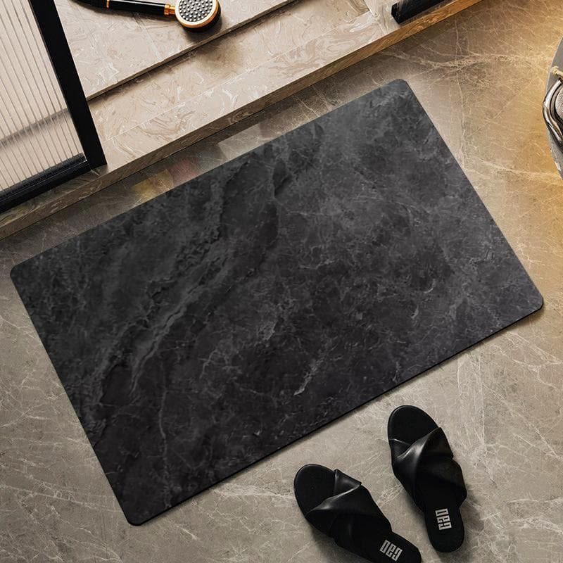 Diatomite Bath Mats Nonslip Bathroom Foot Mats Absorbent Kitchen Floor Pads Quick Dry Shower Toilet Rugs Room Entrance Doormats L 50x80cm