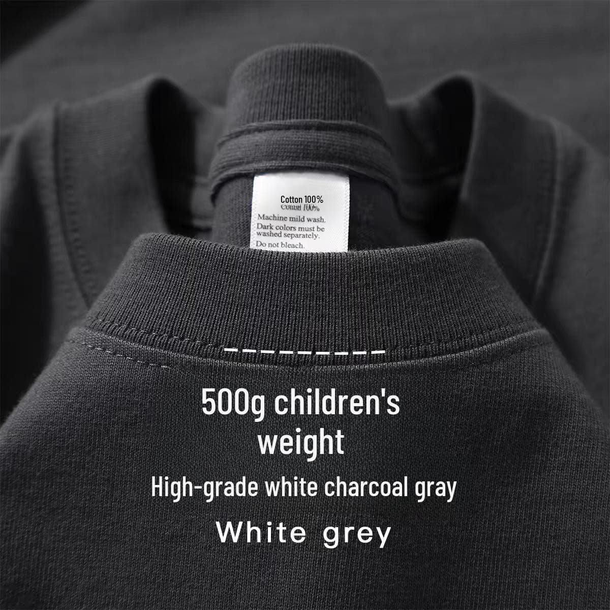 320g Heavyweight White Cotton Short-Sleeve T-Shirt for Men and Women - Thick, Non-Transparent, Loose Fit, Perfect for Summer. 3XL [190-210 jin]