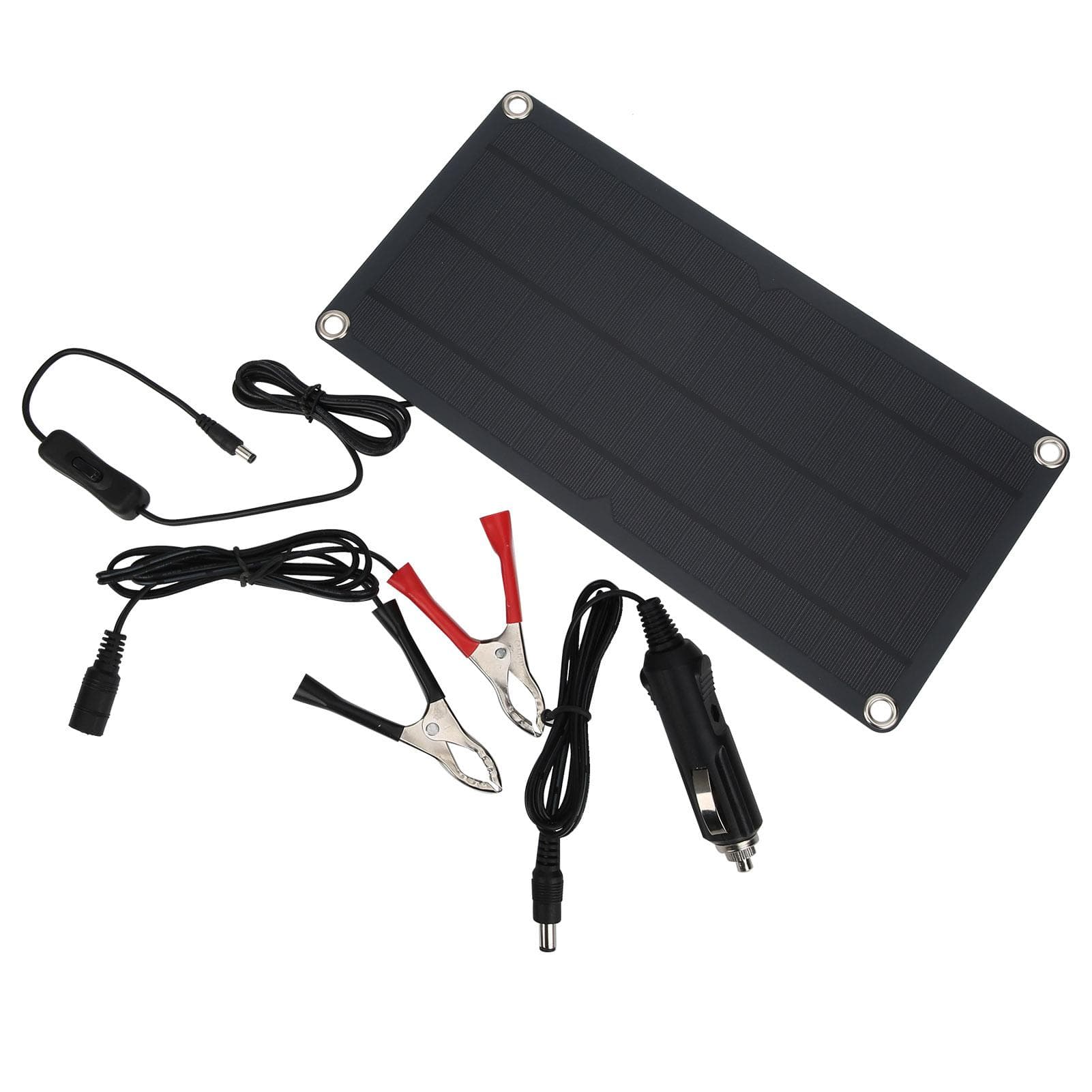 10W Solar Panel Monocrystalline Silicon Solar Battery Charger Recharge 12V Battery XXM360180DC