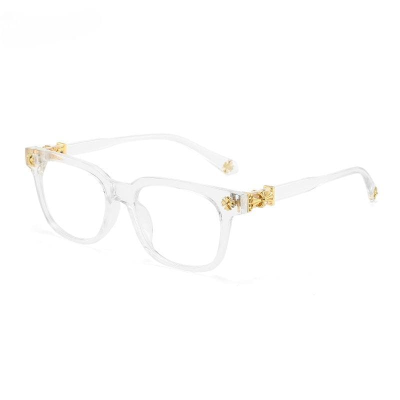 Fashion Square Frame Eyewear for Women Men Classic Casual Travel Decorative Glasses
