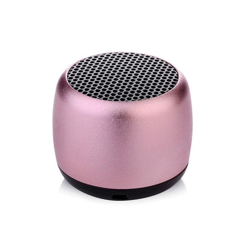 Portable Mini Wireless Bluetooth Speaker Music Subwoofer Super Bass Stereo Column for Mobile Phone Computer Music Player pink