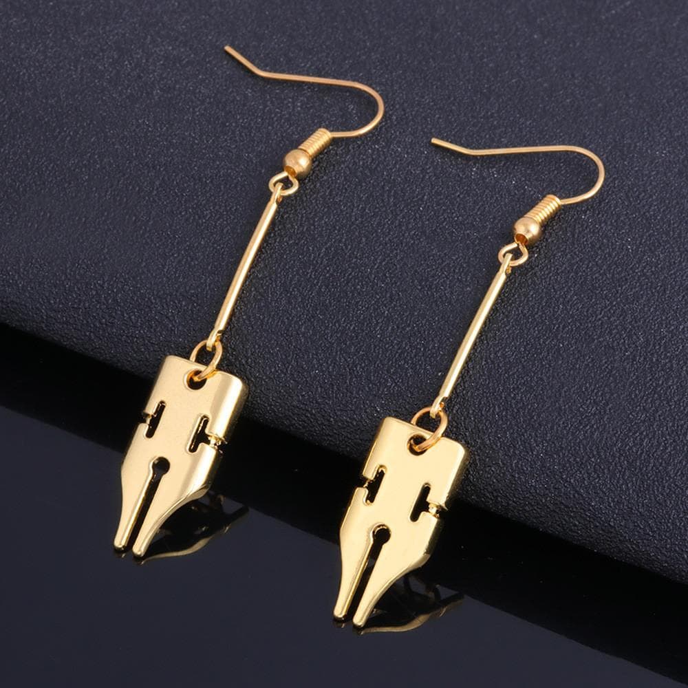 Jojos Bizarre Adventure Cosplay Earrings Rohan Kishibe Alloy For Men Women EarHook