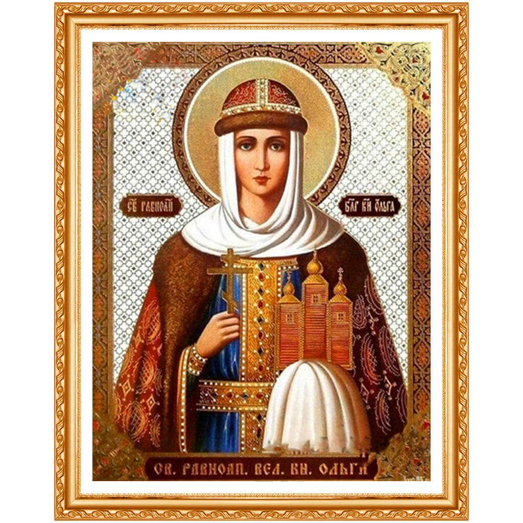 5D Diy Diamond Painting Religion Icon of St. Nicholas Needlework Crafts Cross Stitch Sacred Decor 20X30CM